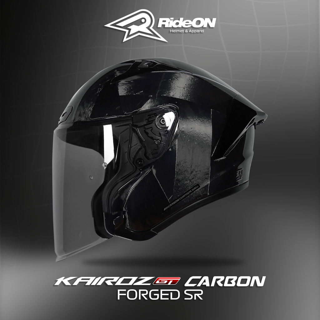 NJS Kairoz GT Carbon Forged SR Gloss/Doff (FREE PINLOCK) - Helm Half Face | Kairoz GT | GT Series | 