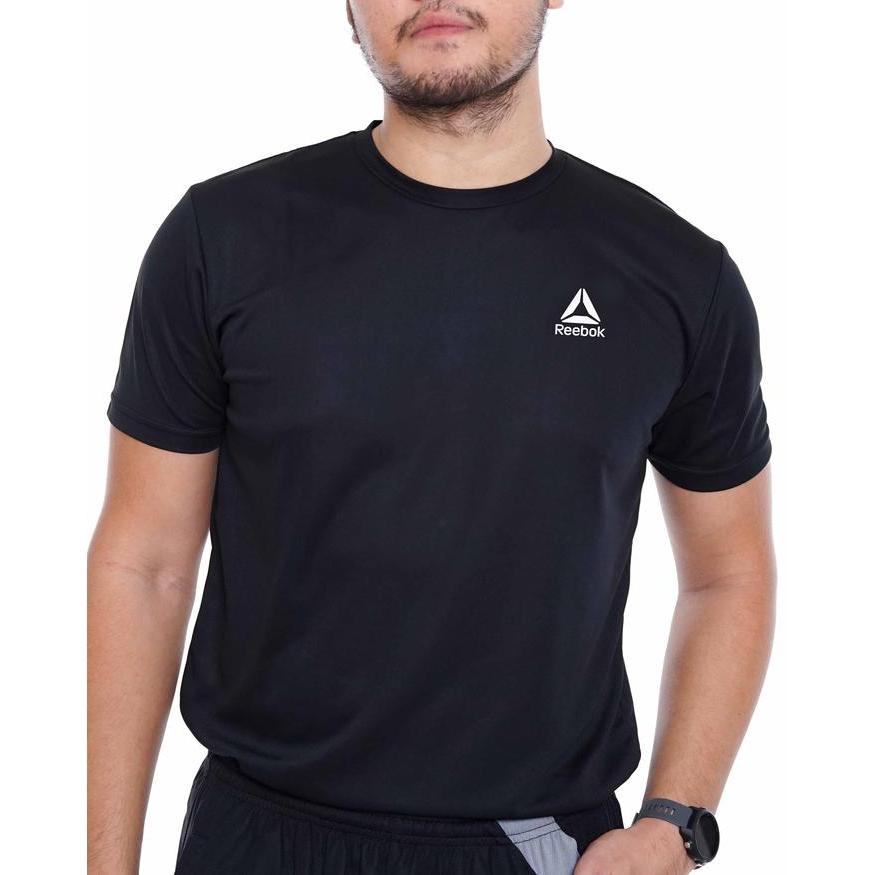 Pakaian Olahraga Pria / Kaos Dry Fit Olahraga RB01 / T-Shirt Pria - M, Putih