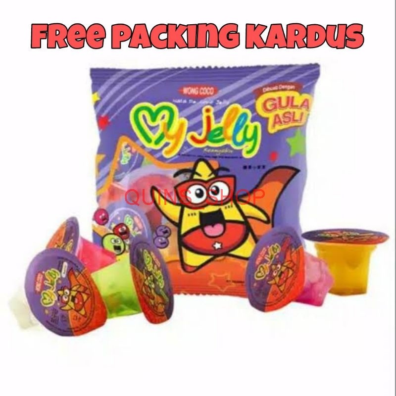 My Jelly isi 5 biji / My Jelly Wong Koko / My Jelly Murah / My Jelly rasa buah / My Jelly Kemasan Ek