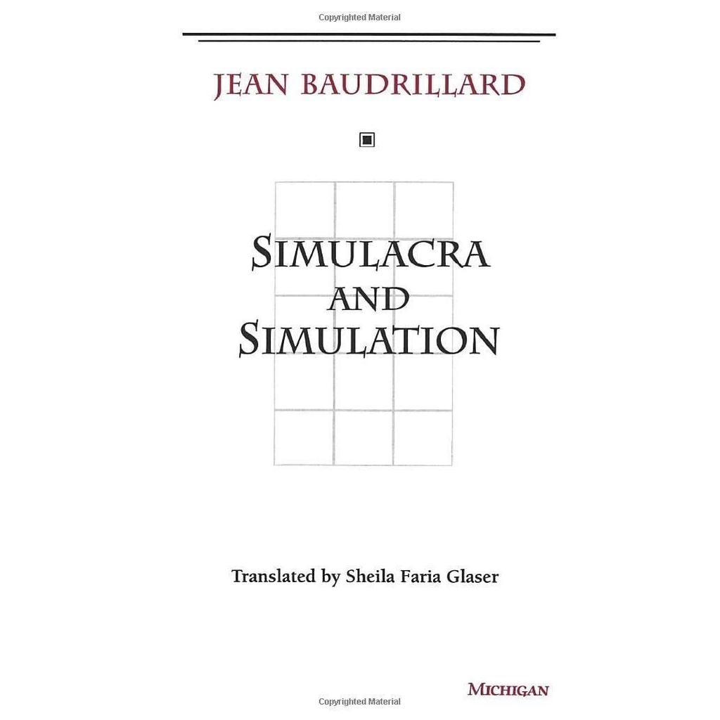 B Buku Simulacra and Simulation