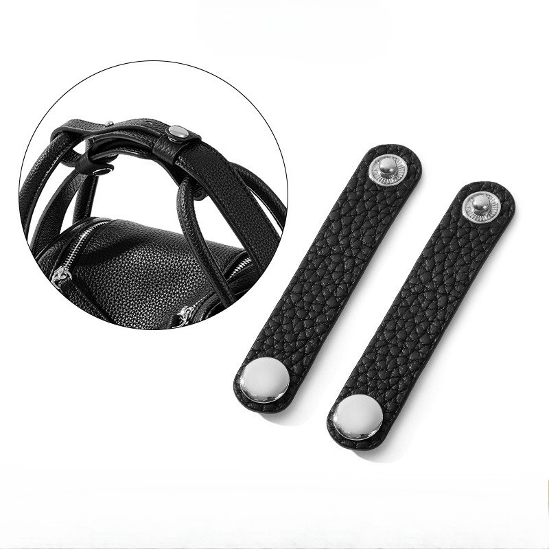 Leather Fixed Buckles for Lindy Mini19 Bag Strap Adjustment, Pig Nose Shoulder Strap Shortened Adjus
