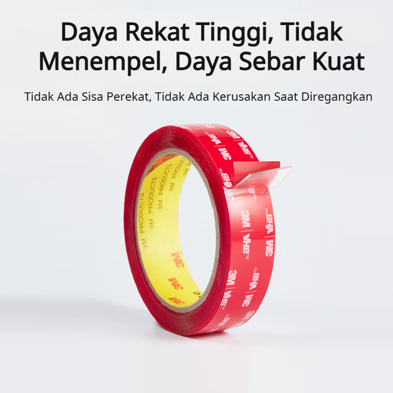 Perekat Super Kuat Tanpa Residu  Double Tape 3 Meter Untuk Mobil Tahan Lama Double Tape/Perekat Dua 