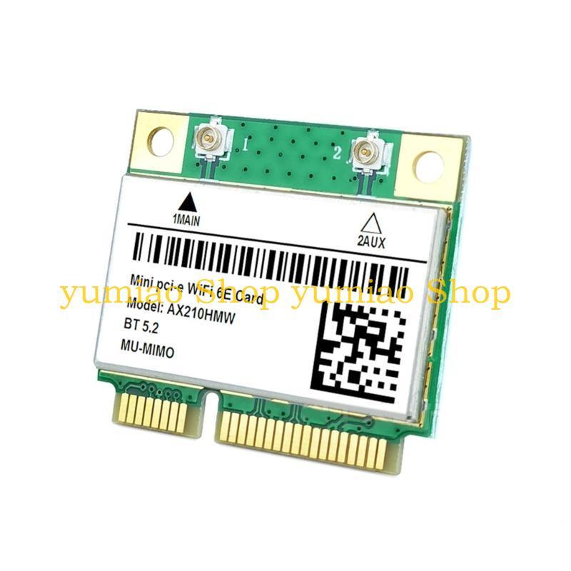 587B WiFi6E Wifi Card AX210HMW Mini PCIE Card AX210 HMW WIFI 6E Triband