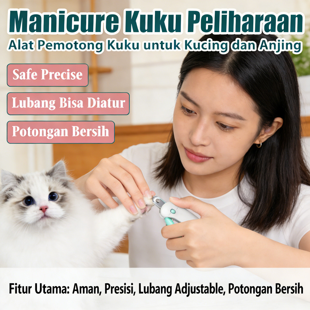 Peliharaan Hewan Kucing Kuku Kucing Manicure Kuku Kucing Pemotong Gunting Kuku