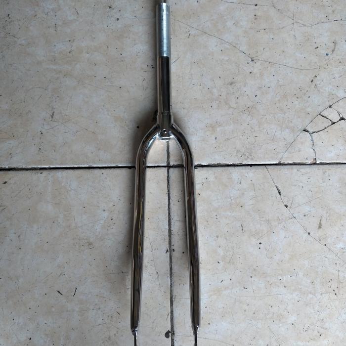 fork sepeda 700 700c fixie balap roadbike crome chrome taiwan