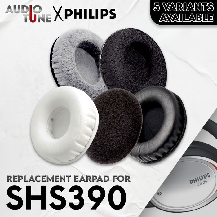 Earpad Foam Philips SHS 390 SHS390 SHS-390 Earcup Ear Cushion Busa Bantalan