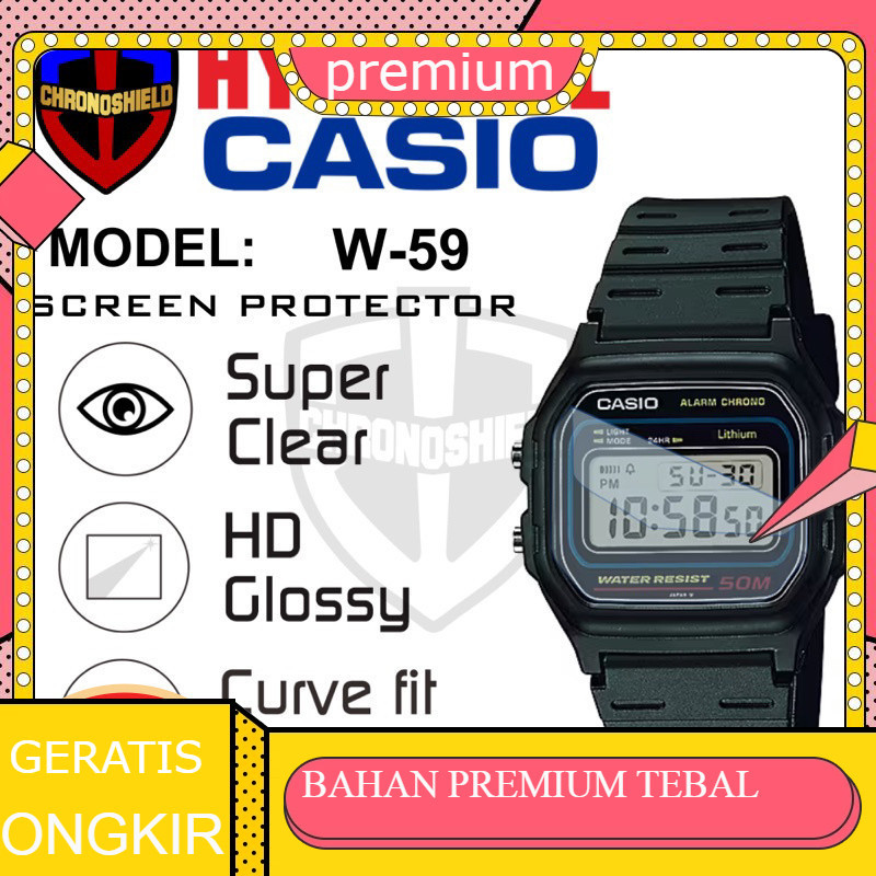 Antigores Hydrogel Casio W59 W-59 Super Clear