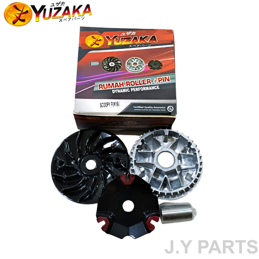 Rumah Roller Set + Kipas + Boss K16 Merek Yuzaka - Scoopy eSP K16 Starter Halus