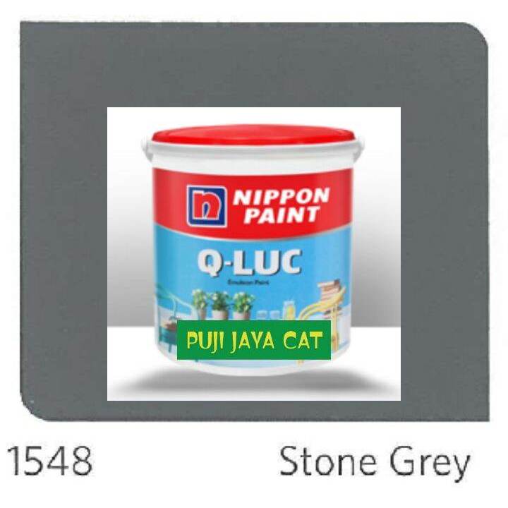 Q Luc 1548  Stone Grey  4.5kg (1gln) Cat tembok Nippon paint