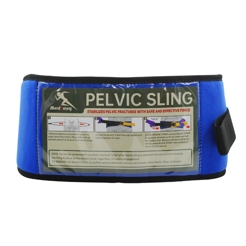 Medresq Pelvic Sling for Reduce and Stabilize Open-book Pelvic Ring Fractures Orange & Blue