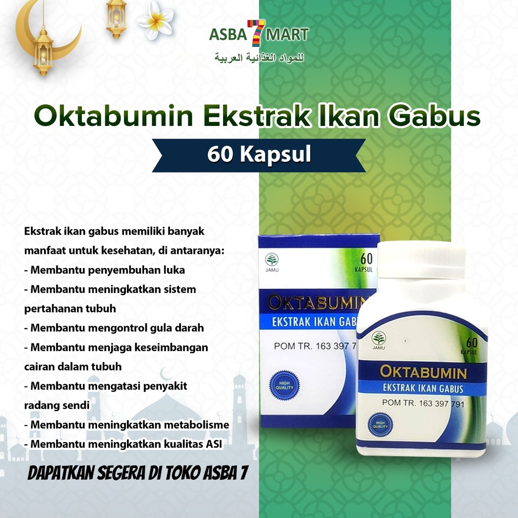 OKTABUMIN EKSTRAK IKAN GABUS 500MG