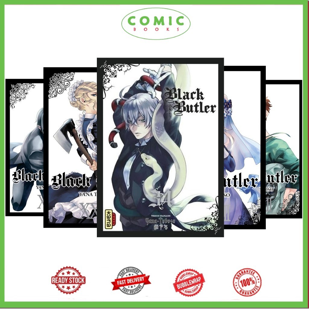 Black Butler Manga (33 Book series) (English)