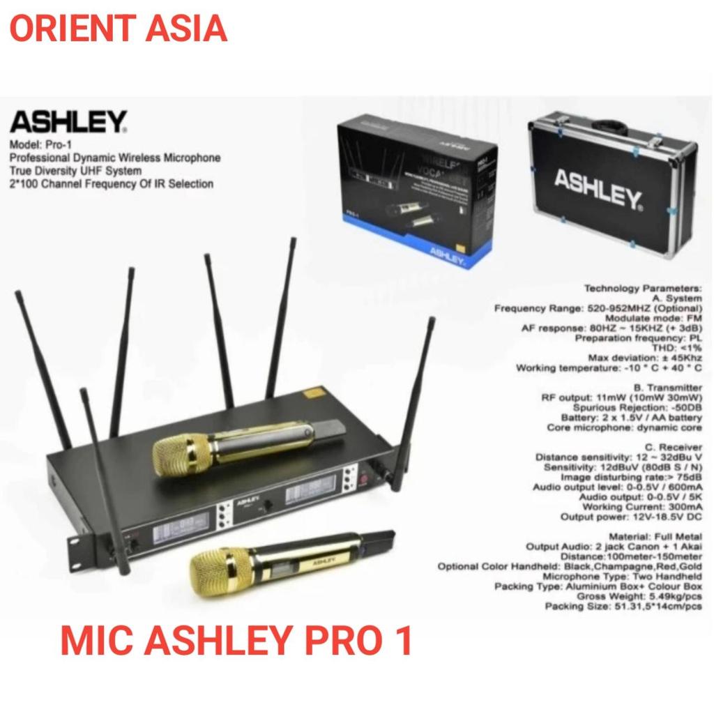 mic wireless ashley pro 1