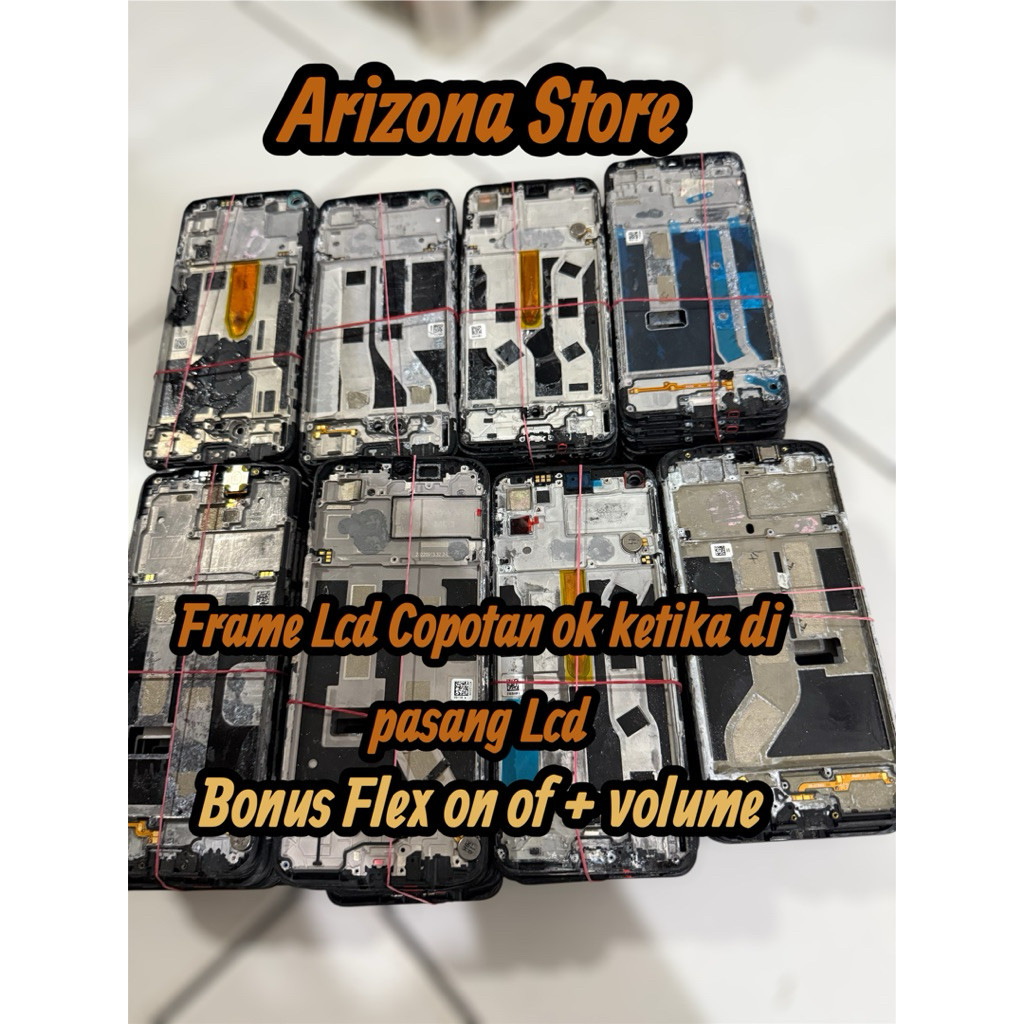 Frame / Tatakan Lcd bekas reno A9  5 4G /Reno 7 4G /narzo 50 / A5S / A5 A9 2020 / A15 / A17 A17K / A