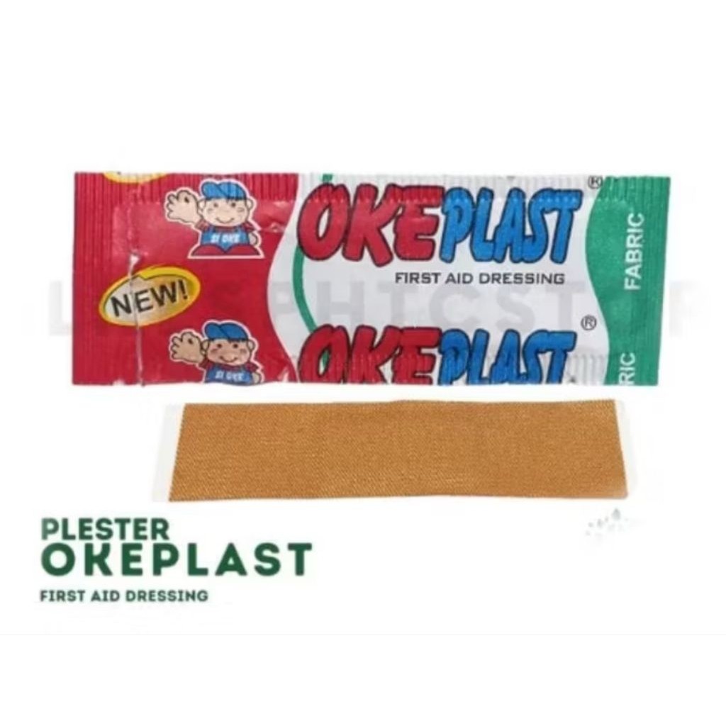 Plester Luka Okeplast Aman untuk Dewasa & Anak Plaster luka hansaplast repack isi 10 pcs per pack