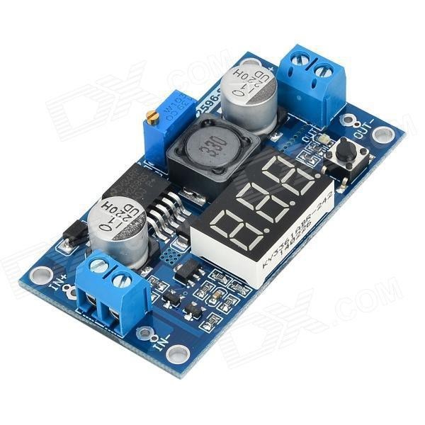 LM2596 DC-DC Step Down Buck Converter with Digital Voltmeter