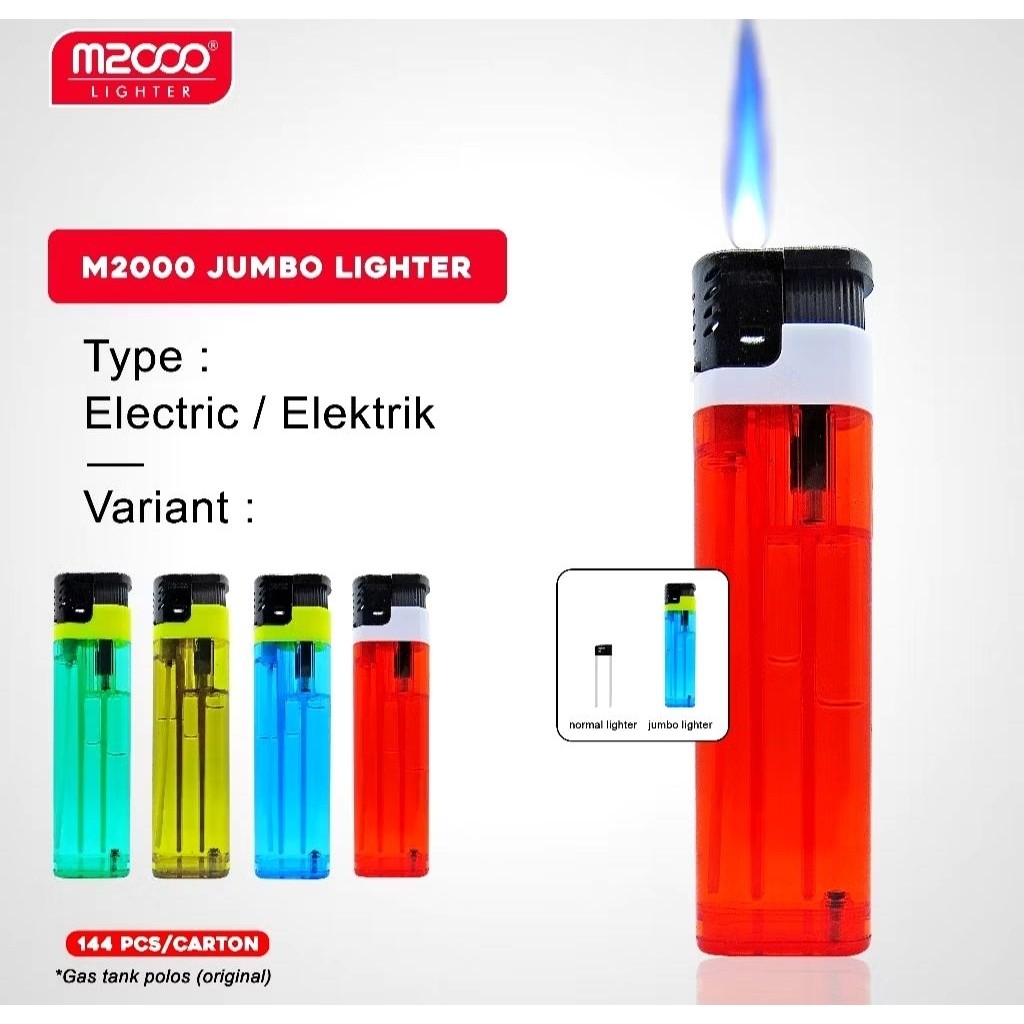 Korek Api Gas Bara Jumbo Ecer Random