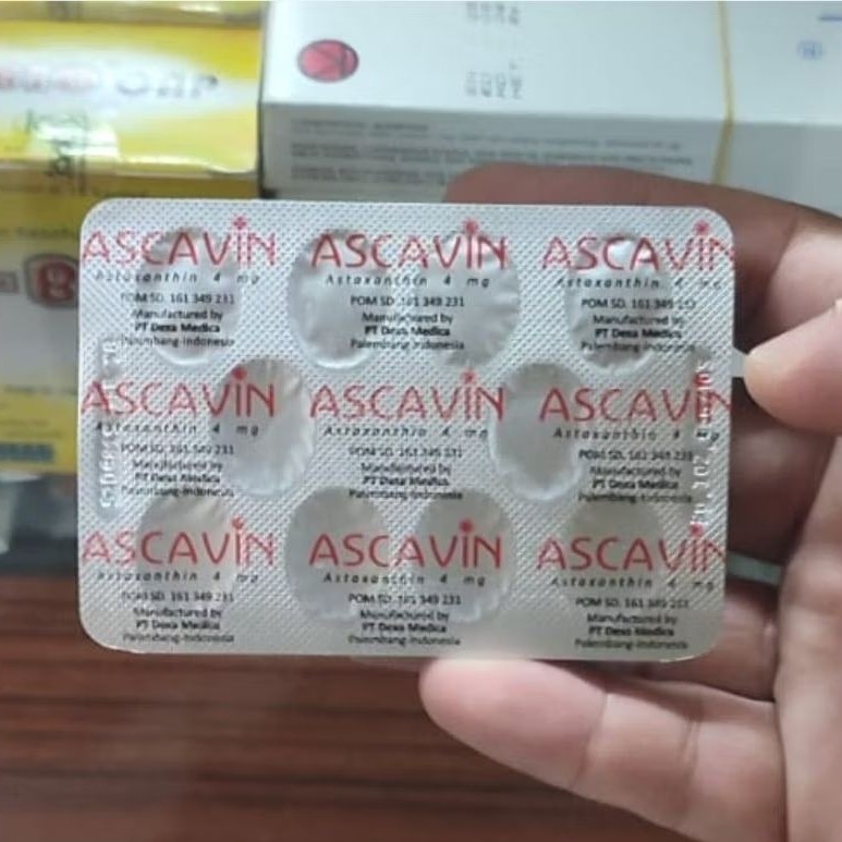 Ascavin 4 Mg Strip 10 Kapsul Perlembar