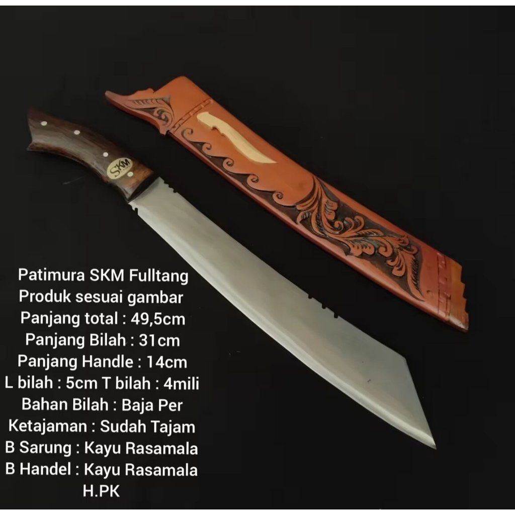 golok fatimura skm bilah bajar per