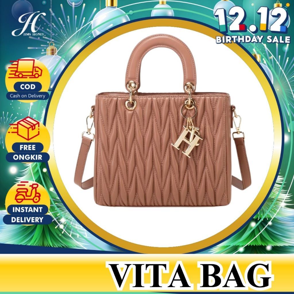JIMS HONEY VITA BAG Tas Selempang Wanita Korea Sling Bag Terbaru Aesthetic