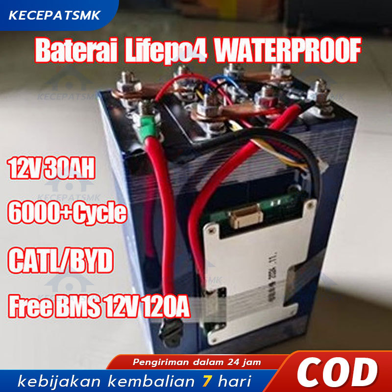 100% baterai baru 2025 CATL/BYD Battery Lifepo4 12v 120ah/100AH Battery Lifepo4 12v 120ah 100ah plus