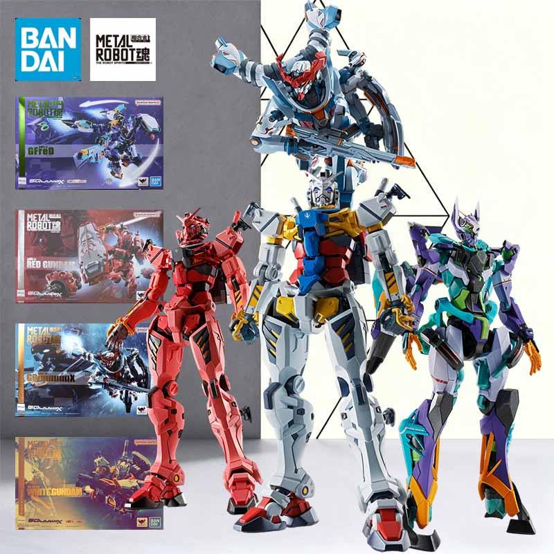 BANDAI METAL ROBOT SPIRITS Original MODEL KIT Gundam GQuuuuuuX Fred White Gundam Anime Action Figure
