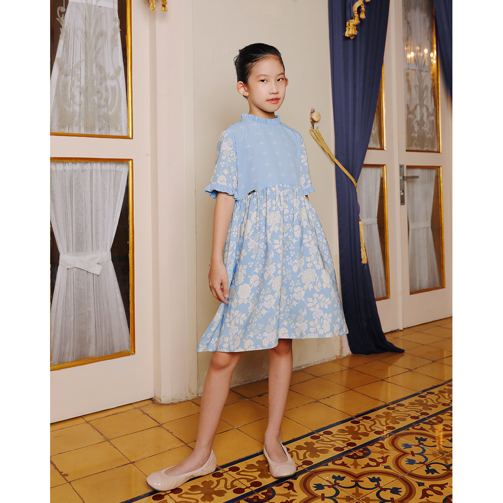 Muda Official Sasmita Dress Anak - Blue