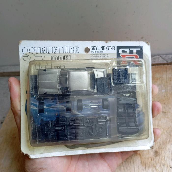 mainan structure model mobil nissan skyline GG99