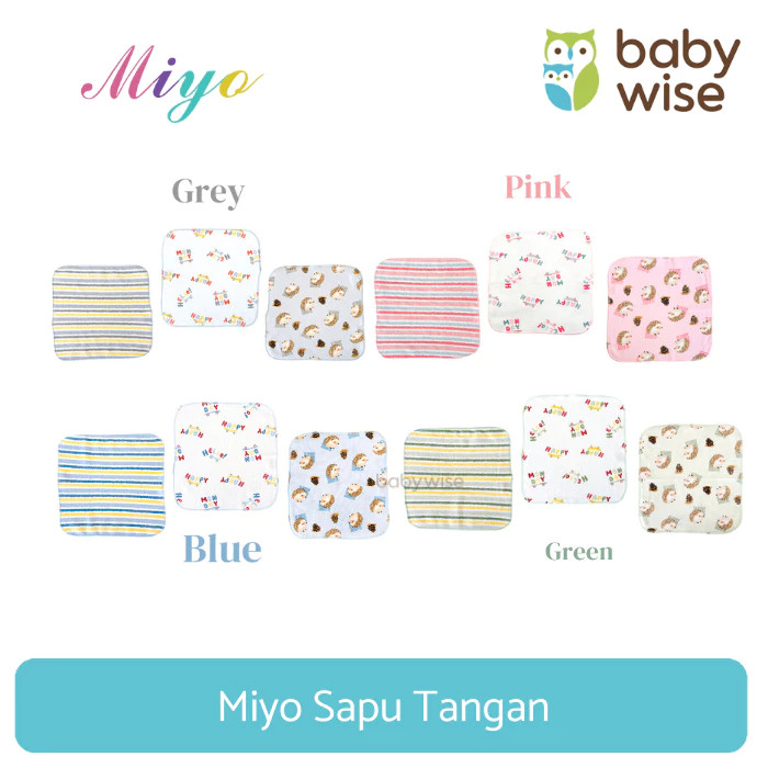 Miyo Sapu Tangan - Sapu Tangan Anak Bayi
