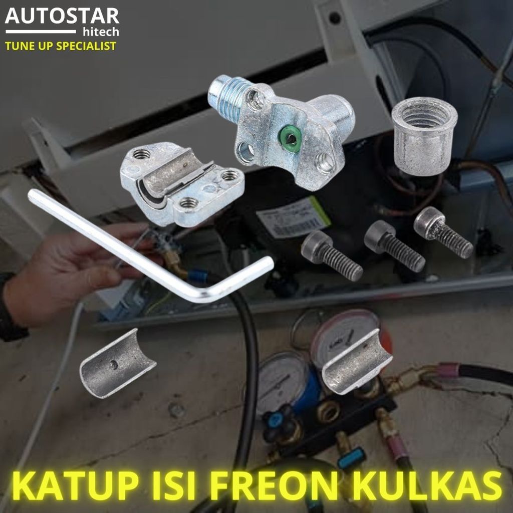BPV-31 PIERCING TAP VALVE Refrigerator KRAN TUSUK FREON kulkas ac praktis tanpa pengelasan NEEDLE