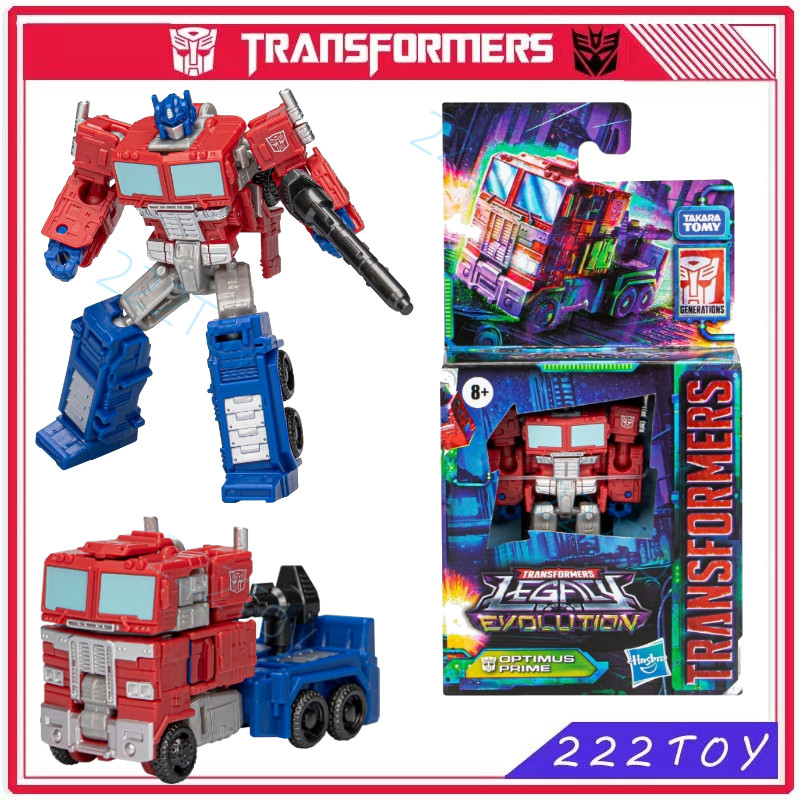 New Transformers Toy Legacy Evolution Core Class Optimus Prime  Anime Model  Action Figures Robot To