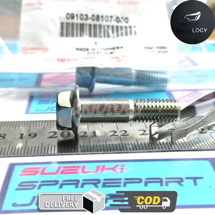 BRIOLOGY - 09103-08107-000 Baut Braket Kaliper Cakram Depan Satria FU 150 Ori