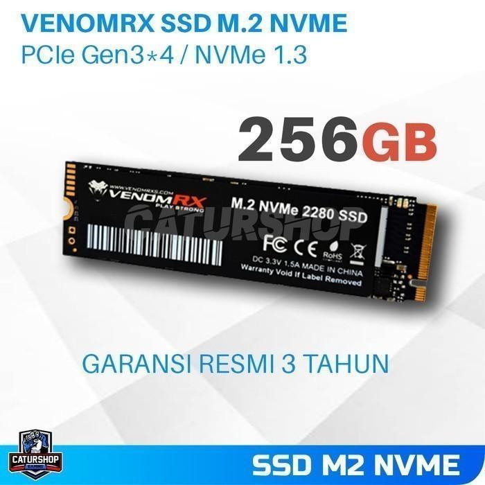 SSD 256GB NVMe VenomRX Venom RX 256 GB SSD Laptop PC M.2 PCIe Gen 3x4