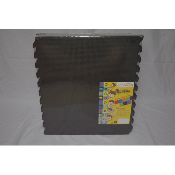 Matras Puzzle Karpet 60cm anak Tikar tebal 1cm Alas Bermain - Hitam