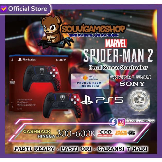 Promo TERBARU PS5 PS 5 Marvel Spiderman 2 Spider-man 2 Controller - SONY INDO