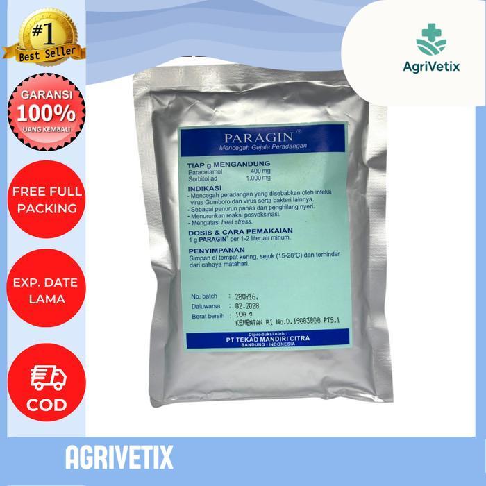 AGRIVETIX - Paragin 100 gram - Obat Hewan Ternak Ayam