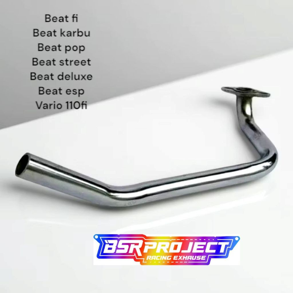Leheran Knalpot Standar Ori Beat Scoopy Genio Spasy Full Cromm