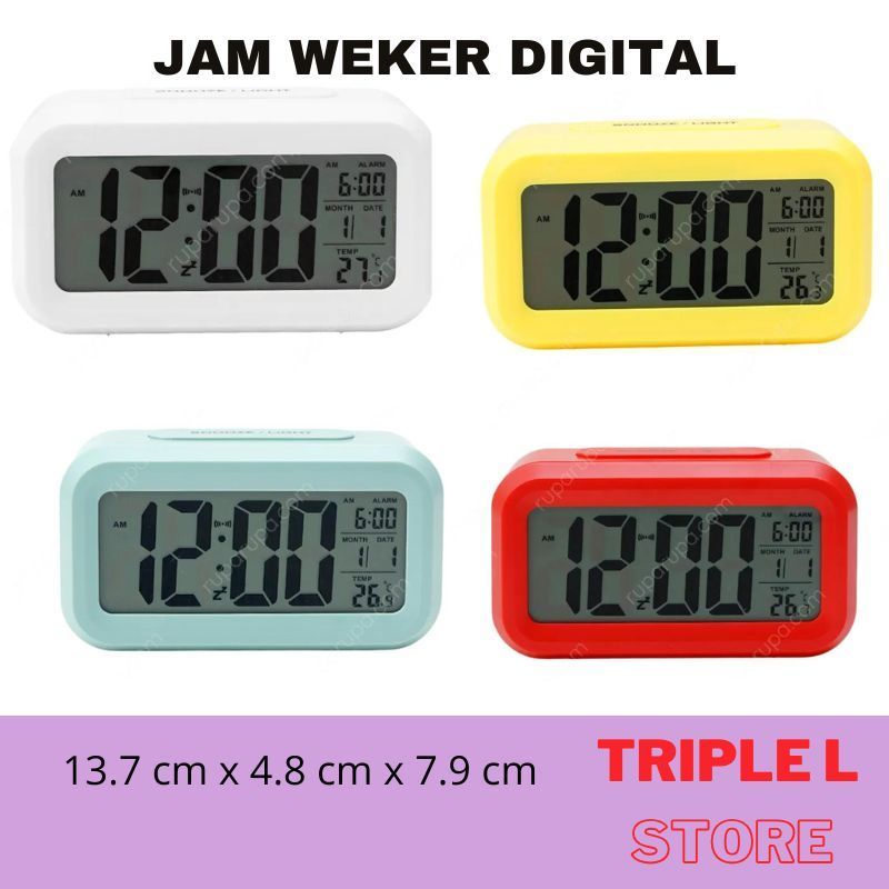 READY INFORMA Jam Weker Alarm  Jam Meja Digital ALARM TABLE CLOCK