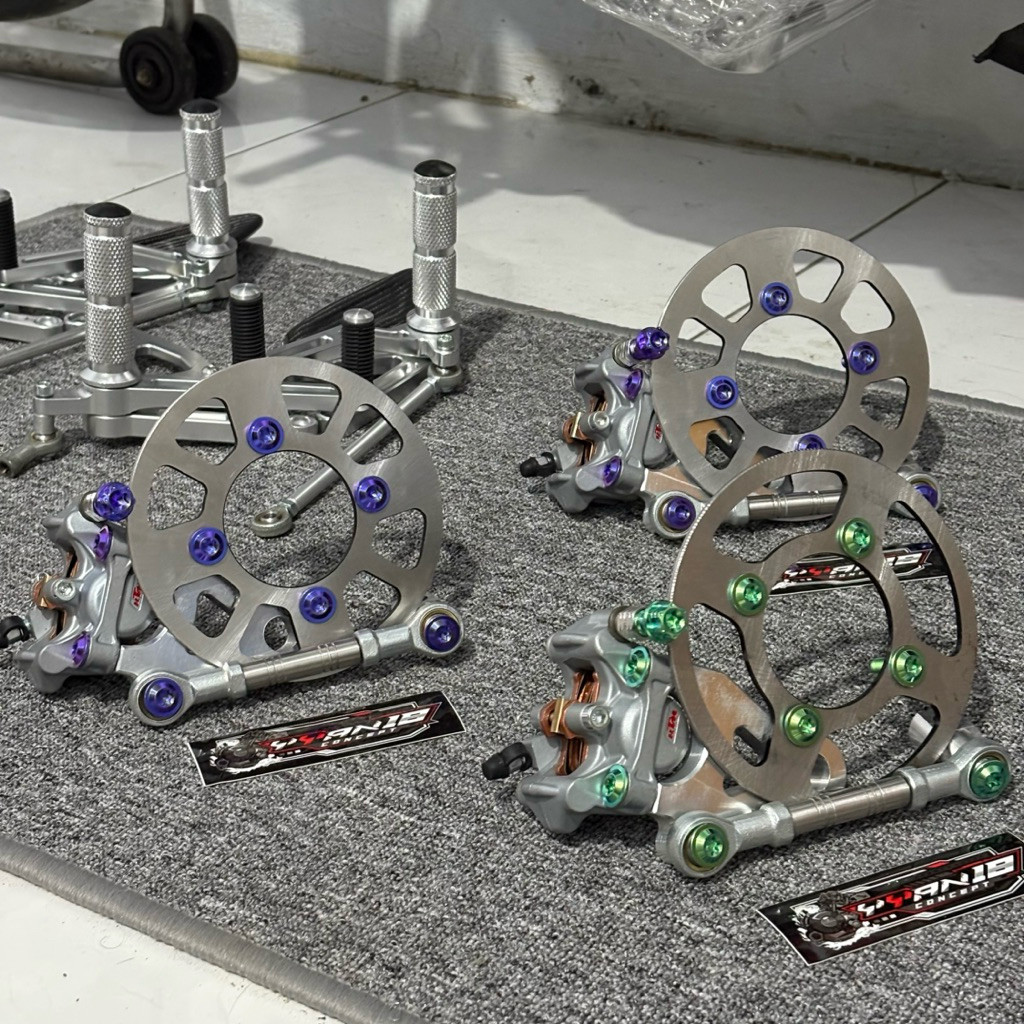 PAKET PENGERIMAN KALIPER KTM / KALIPER MINI FULL SET PNP MXKING/NINJA/FIZ R