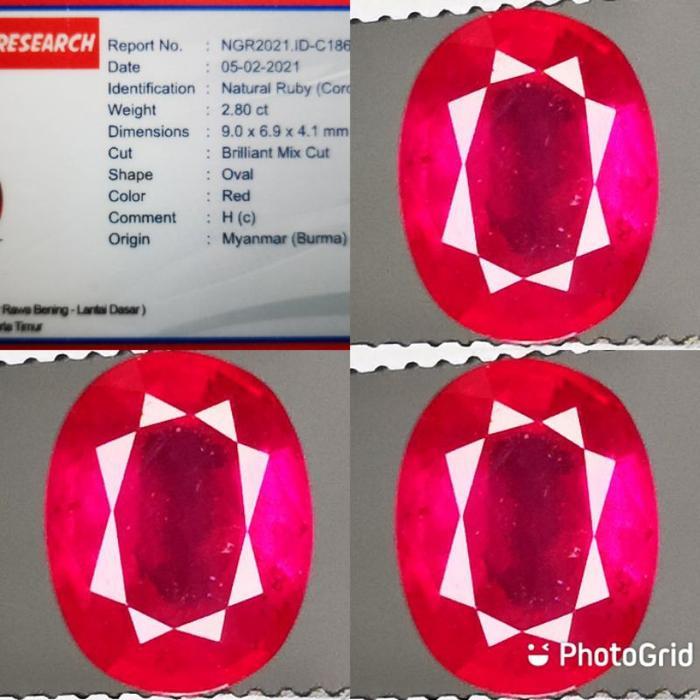 Red Ruby Burma Myanmar