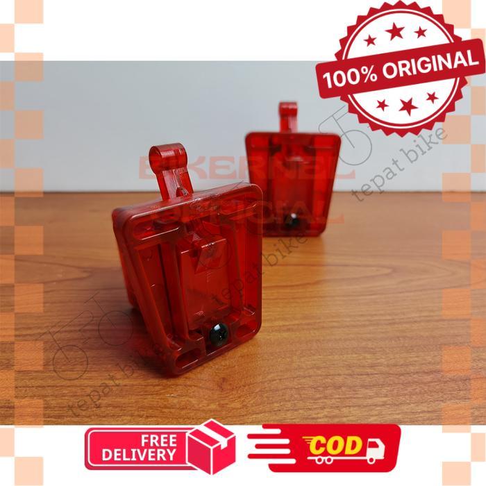 Front block atau dudukan tas depan brompton dahon pikes 3sixty - Merah -biker