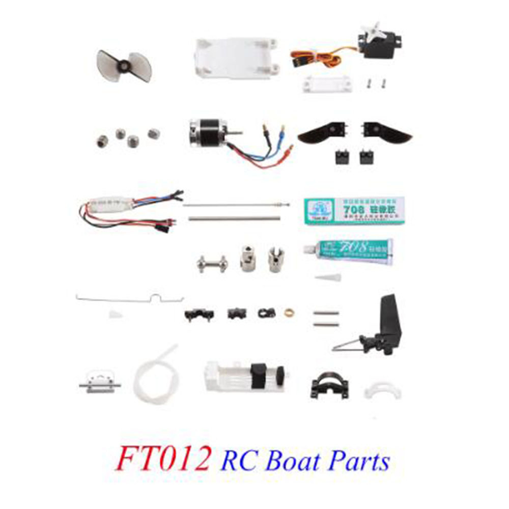 Feilun FT012 Brushless RC Boat Spare Parts Body Set Battery Motor ESC Remote Control Servo propeller
