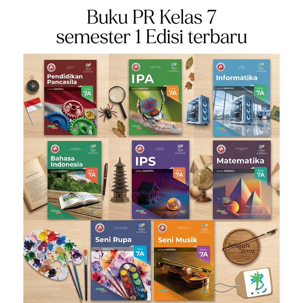Buku Pr Lks SMP Kelas 7 Semester 1&2  Intan pariwara Tahun 2026