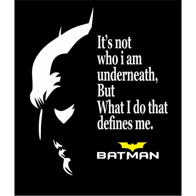 STIKER KACA MOBIL STIKER CUTTING BATMAN