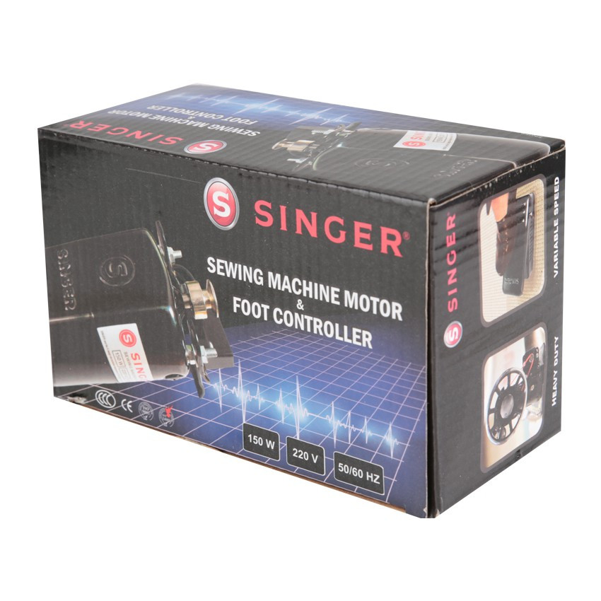 Terbaru ReadyDinamo Singer 150 Watt / Sewing Machine Motor Mesin Jahit Rumah Tangga Klasik Hitam Sin