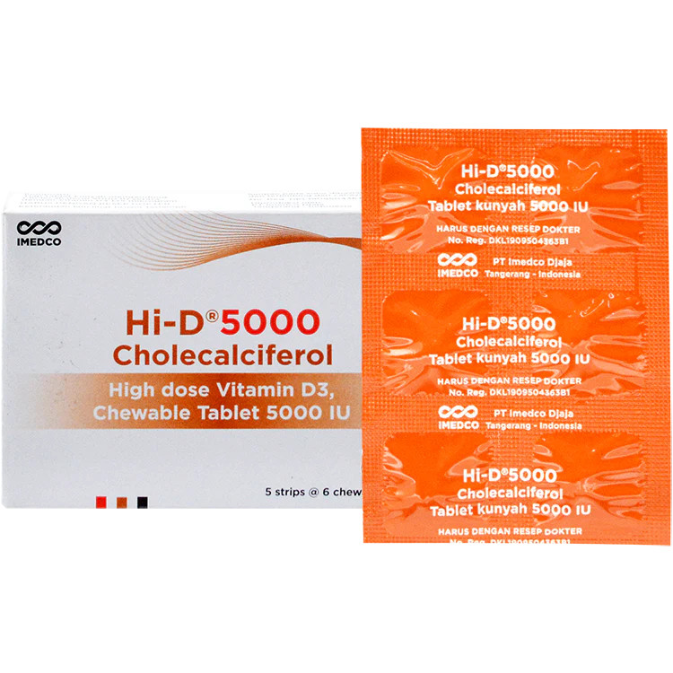 HI-D 1000IU / 5000IU / Tablet Suplement Kesehatan