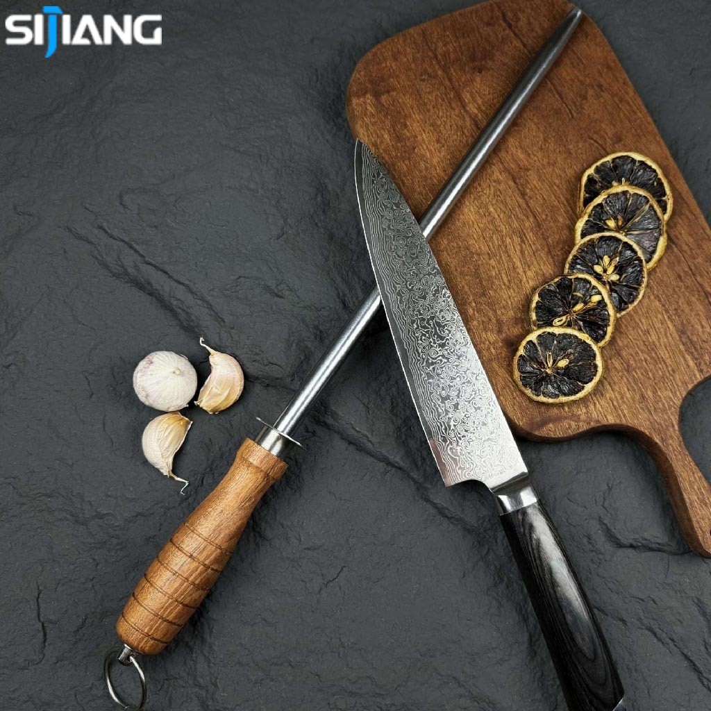 SIJIANG Stik Asahan Pisau Kristal 12 Inch - Alat Pengasah Pisau Tajam Anti Karat Dengan Diamond Coat