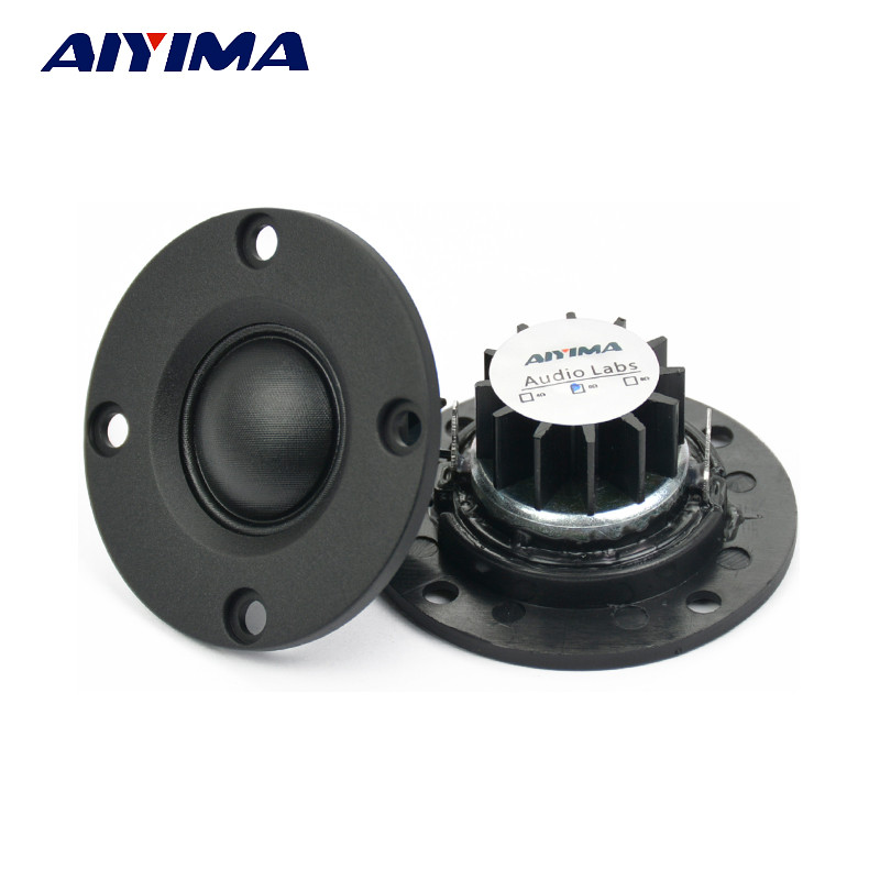 AIYIMA 2Pcs Tweeter 2 inch 6 Ohm 30W Dome Silk Film Tweeter Hifi Treble Speaker Auo Loudspeaker With
