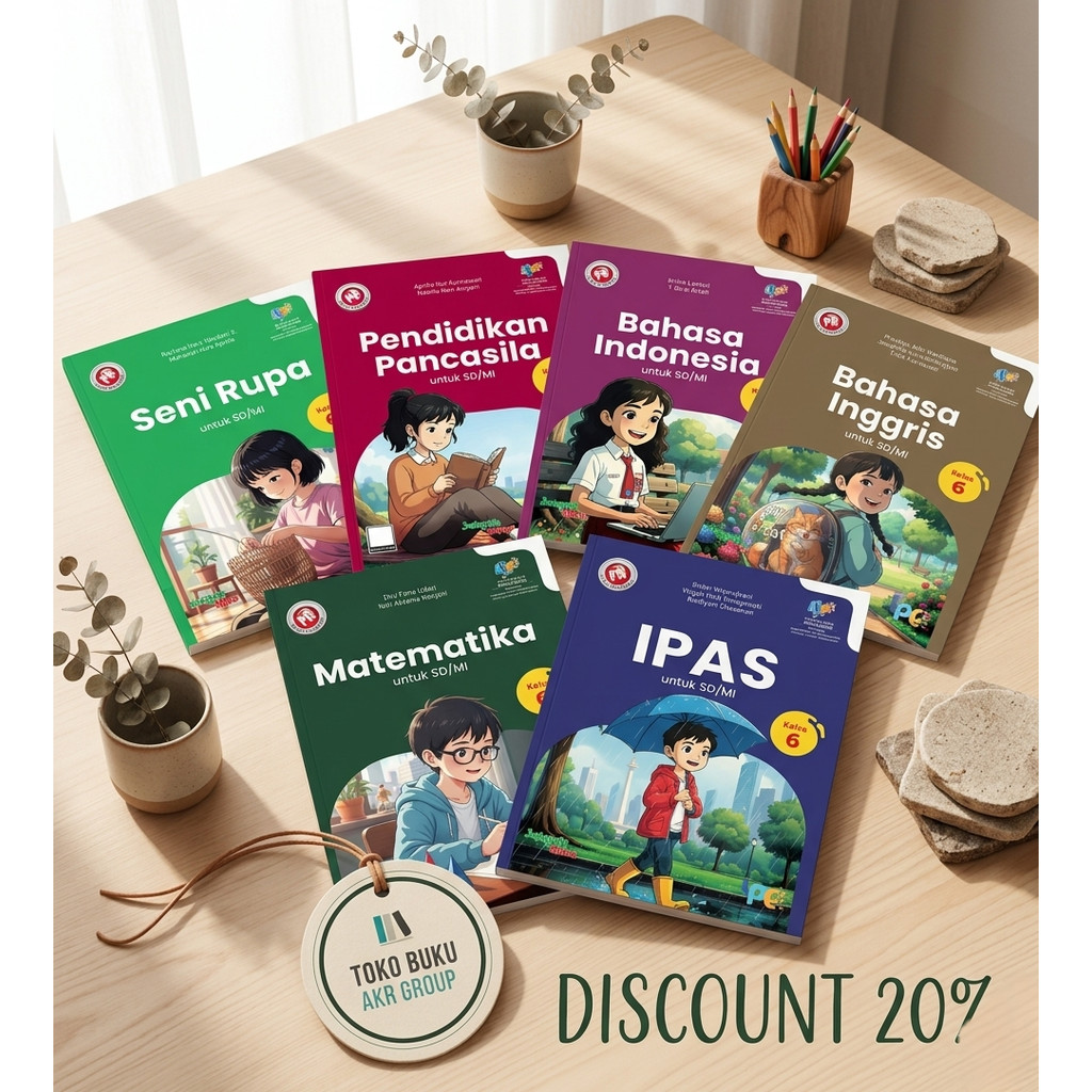 Buku Pr SD  Kelas 6 Semester 1&2 Intan pariwara Tahun 2026