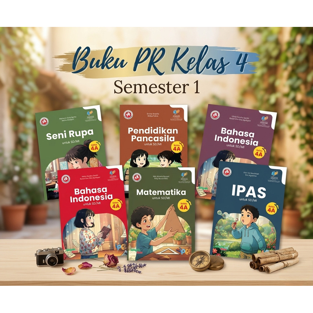 Buku PR Kelas 4 Semester 1&2 Penerbit Intan pariwara